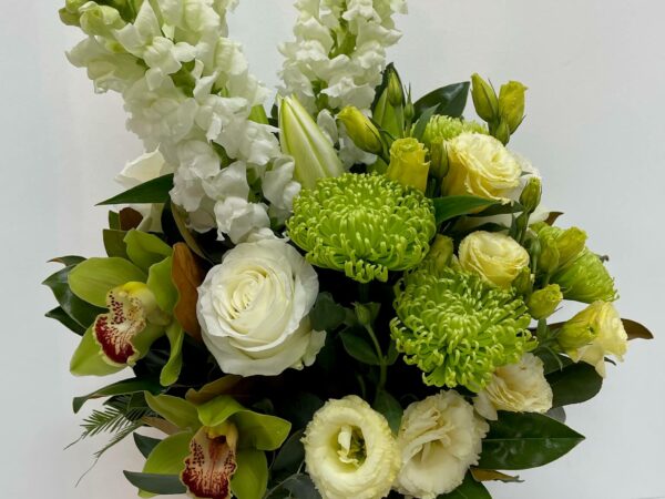 White and Green Arrangement